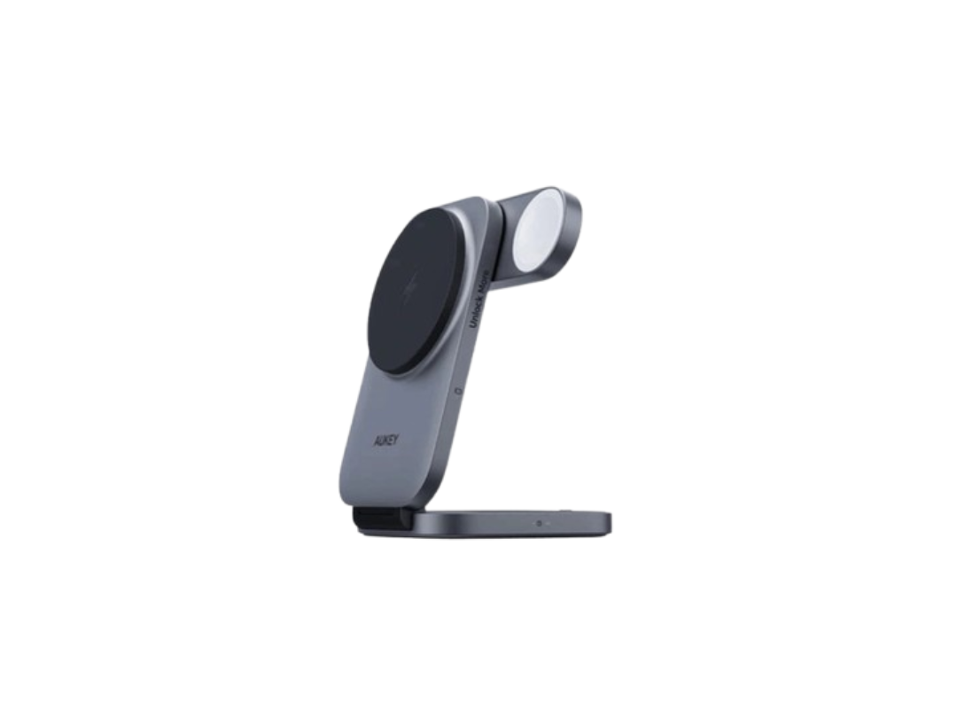Buy Aukey MagFusion Z 3-in-1 15W Fast Wireless Charger LC-MC312-GY in Qatar Buy Aukey MagFusion Z 3-in-1 15W Fast Wireless Charger LC-MC312-GY in Qatar